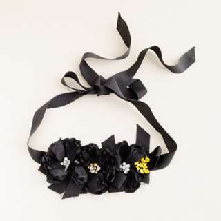 Jeweled flower sash   belts   Womens accessories   J.Crew