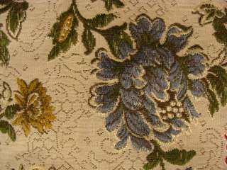 VICTORIAN ROSE FLOWER GOLD EMBROIDERY TAPESTRY PLACEMAT  