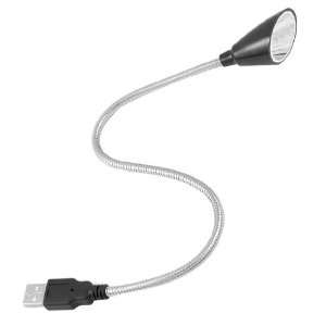   Flexible Gooseneck White Light USB LED Lamp Light: Electronics