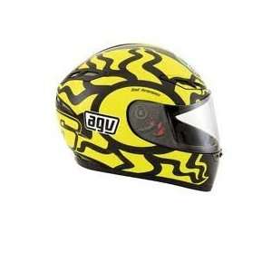    AGV GP Tech Winter Test LE Helmet   Medium/Black/Yellow Automotive