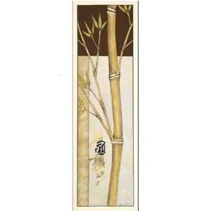  Tranquil Bamboo Panel II Poster Print