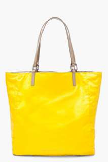 Marc By Marc Jacobs Yellow & Grey Reversible Tote for women  SSENSE