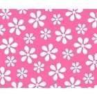 sheetworld fitted pack n play sheet primary pink floral woven