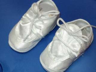 Baby Boys White Christening Baptism Shoes/222/ Size 0  