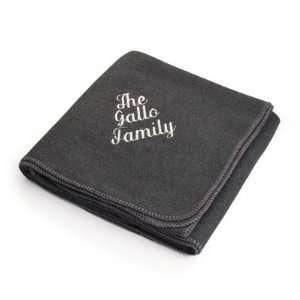  Personalized Charcoal Fleece Gift: Home & Kitchen