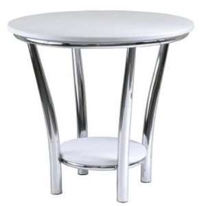  Winsome Wood Maya White End Table: Home & Kitchen