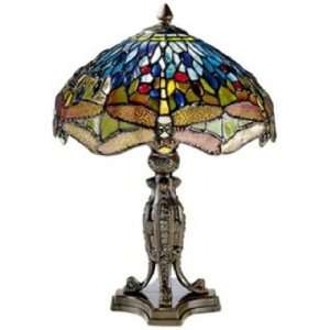  Dale Tiffany Museum Collection Dragonfly Table Lamp: Home Improvement