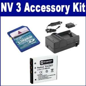 Samsung NV 3 Digital Camera Accessory Kit includes: KSD2GB Memory Card 