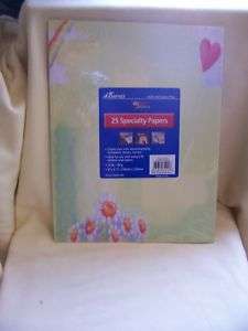Specialty Paper 8 1/2x11 25 sheets (NEW)Sunflower/Heart  