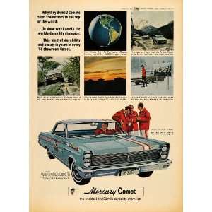  1965 Ad Vintage Ford Mercury Comet Cape Horn Fairbanks 