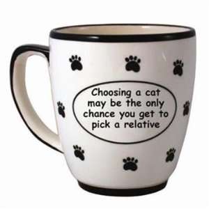    Choosing A Cat Is Like Picking A Relative Pet Mug