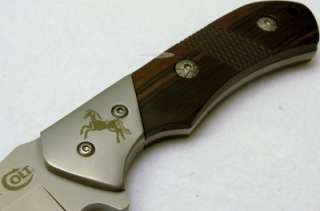   Hardwood Full Tang Fixed Blade Skinning Hunter Hunting Knife  