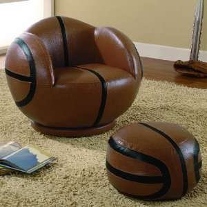  All Star Small Basketball Chair & Ottoman by Coaster 