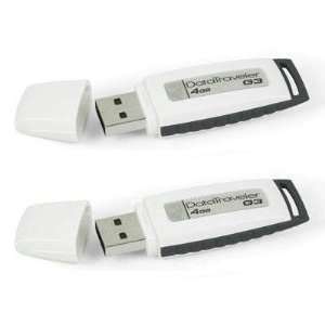    Selected 4GB USB 2.0 DTIG3 Twin Pack By Kingston Electronics