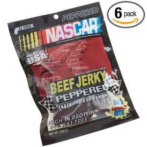 NASCAR Peppered Beef Jerky, 3.65 Ounce Grocery & Gourmet Food