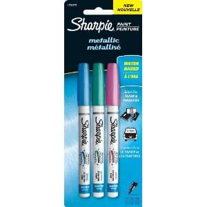  Sanford Sharpie Extra Fine Metallic Paint Pen, Pink/Blue 