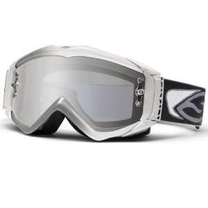   Sweat X Goggles with Mirrored Lens   One size fits most/White/Silver