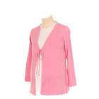 Lilo Maternity Tie Front Knit Sweater Pink S
