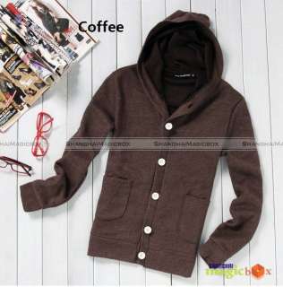 Men New Fashion Casual Thick Hoodie Hooded Jacket #002  
