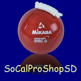 MIKASA T8000N SUPER SOFT SHELL RED TETHER BALL NEW  
