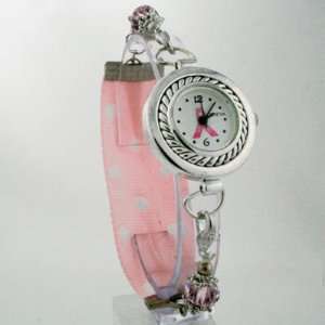  Light Pink Ribbon Breast Cancer Awareness Watch: Arts 