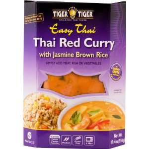 Tiger Tiger Thai Red Curry With Jasmine Brown Rice, 19.4 Ounce Box 