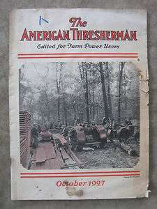 1927 American Thresherman Magazine Case Farmall 15 30 10 20 huber 