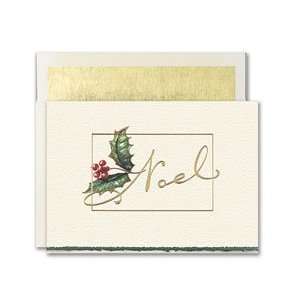  Masterpiece Holiday Cards  Golden Noel   (1 box): Office 