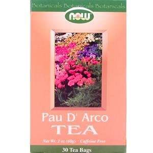 Now Foods Pau D Arco Tea, Caffeine Free, 30 Tea Bags, 2 oz (60 g) by 