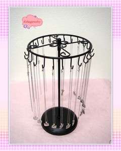   Rotating Necklace Holder~Organizer~Stand~Jewelry Tree Display  