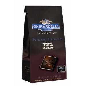 Ghirardelli, Twilight Delight Intense Dark 72%, 8   4.87 Ounce Bags