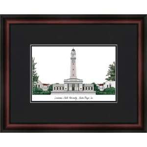   State University Campus Lithograph Picture