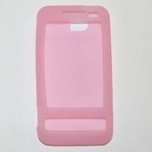    Pink Silicone Skin Case for Samsung SGH i900 Omnia 