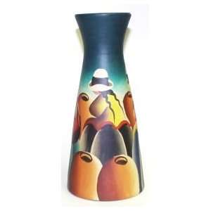 Country Women Vase ~ 10 Inch 