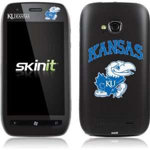   of Kansas Jayhawks Vinyl Skin for Nokia Lumia 710 Electronics