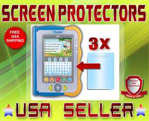 3x SCREEN PROTECTORS for Vtech vReader Animated  