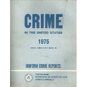  Crime in the United States 1975 Books