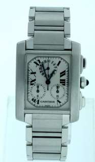 Cartier Tank Francaise, Stainless Steel Chrono. Watch  