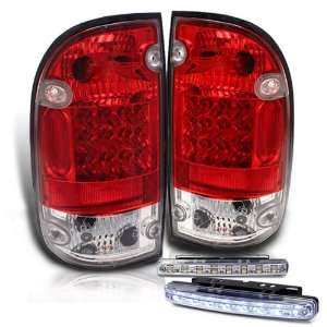   95 00 Toyota Tacoma LED Tail Lights Lamp+led Bumper Fog: Automotive