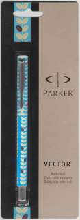 PARKER Vector Rollerball Pen EcoTime BLUE LEAVES New  