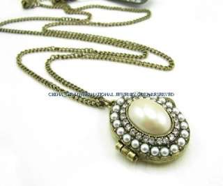   OFFER * NEW ANTIQUE PEARL ZIRCON WOMAN NECKLACE XMAS GIFT X59  