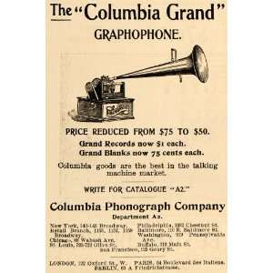   Phonograph Music Record   Original Print Ad