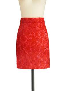 Bloom on Fire Skirt  Mod Retro Vintage Skirts  ModCloth