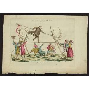  Danse aristocrate,sur quel pied danser,Abbé Maury,1790 