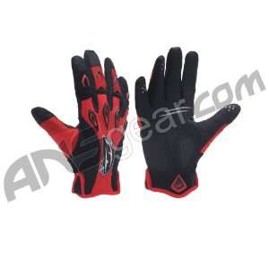  JT 2008 08 Team Series Paintball Gloves   Red Sports 