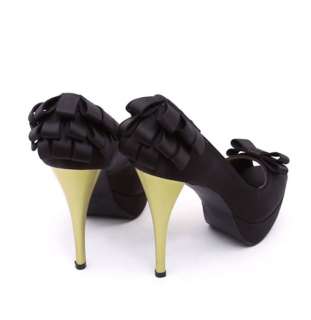 Womens Bowknot Platform High Heels Shoes Pump Stiletto  