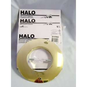 Halo Recessed Lighting Trim Brass 301PB: Home Improvement