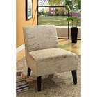  Vintage French Fabric Accent Chair with Antique Nails