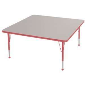   : 48 Square Adjustable Activity Table (19 30 Legs): Home & Kitchen