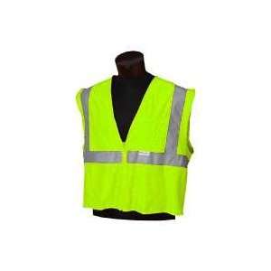  JACKSON SAFETY* ANSI Class 2 Deluxe Safety Vest Lime mesh 